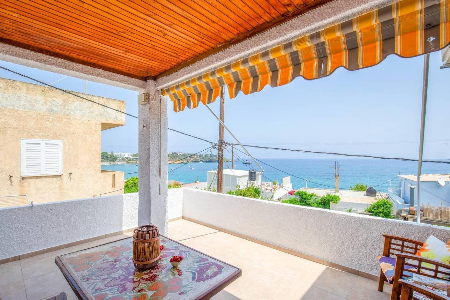 Agia Pelagia Blue Apt With Seaview 50M From Sea Apartment ภายนอก รูปภาพ