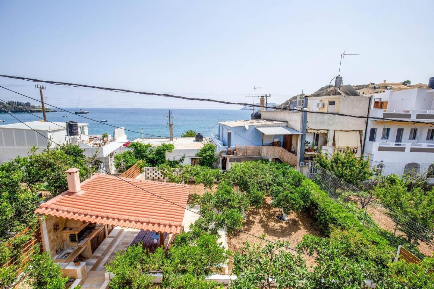 Agia Pelagia Blue Apt With Seaview 50M From Sea Apartment ภายนอก รูปภาพ