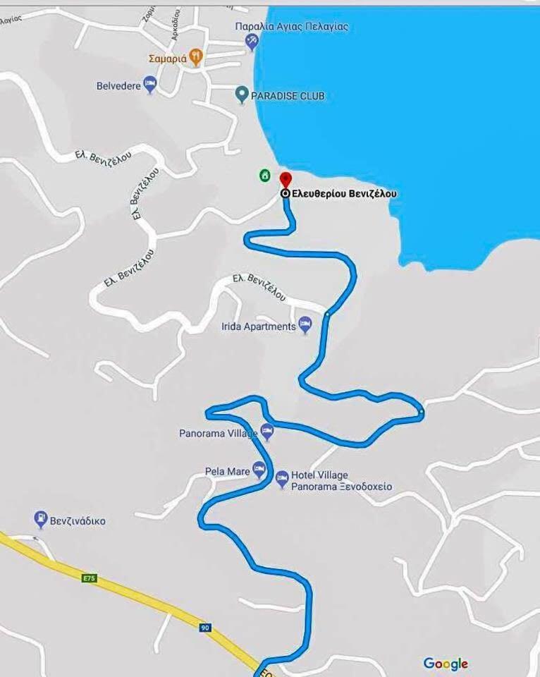 Agia Pelagia Blue Apt With Seaview 50M From Sea Apartment ภายนอก รูปภาพ